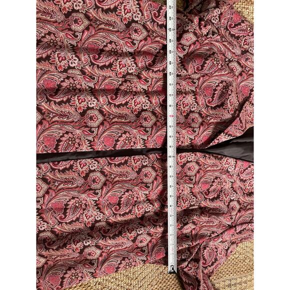 Vintage 90s Maggie Barnes Tapestry Paisley Pattern open front blazer SZ 3x - Picture 6 of 9